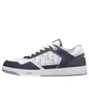 Dior B27 Low-top Sneaker 'deep Blue And White Smooth Calfskin' In Multi