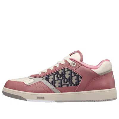 Dior B27 Low-top Sneaker Pink And Cream Smooth Calfskin