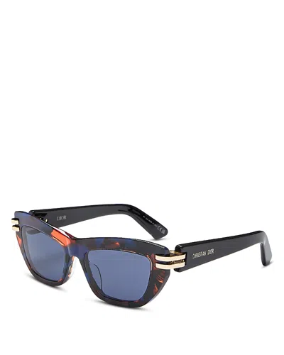 Dior B2u Butterfly Sunglasses, 52mm In Brown