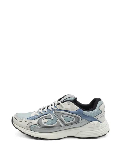 Pre-owned Dior B30 Panelled Sneakers In Blue