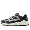 Dior Men Countdown B30 Mesh And Leather Sneakers In Black