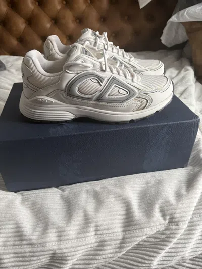 Pre-owned Dior B30 Sneakers In White