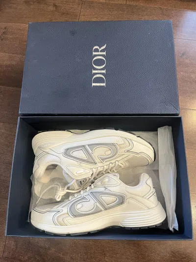 Pre-owned Dior B30 White Sneakers