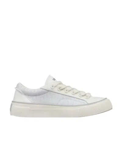 Dior B33 Low-cut Skate Shoes With Logo Lace In White