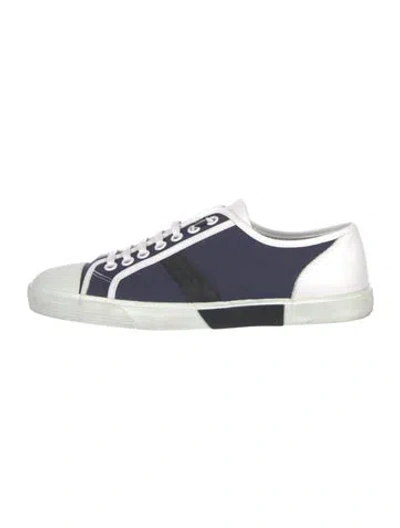 Pre-owned Dior B35 Sneakers In Blue