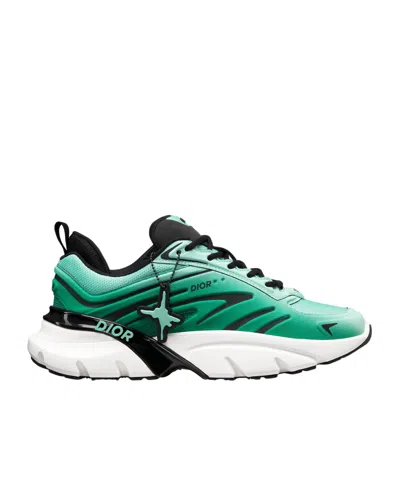 Dior B44 Blade Lace-up Trainers In Green
