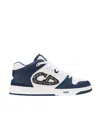 Dior Man B57 Man Blue Sneakers In White