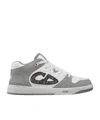 Dior B57 Logo-lacing Casual Sneakers In Gray/white