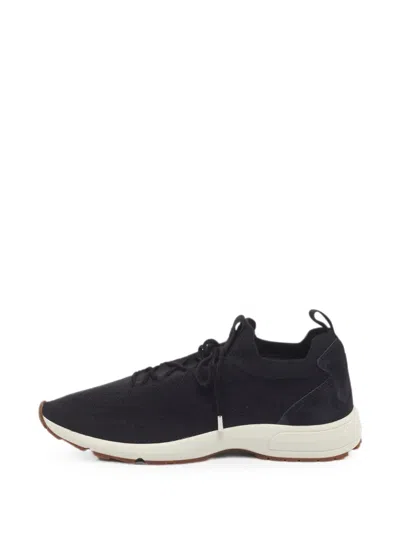 Pre-owned Dior B80 Lounge Knit Sneakers In Black