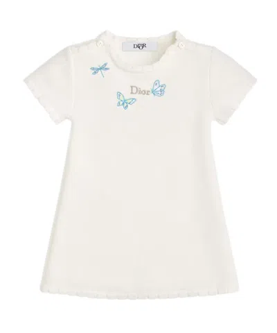 Dior Baby A-line Dress In White