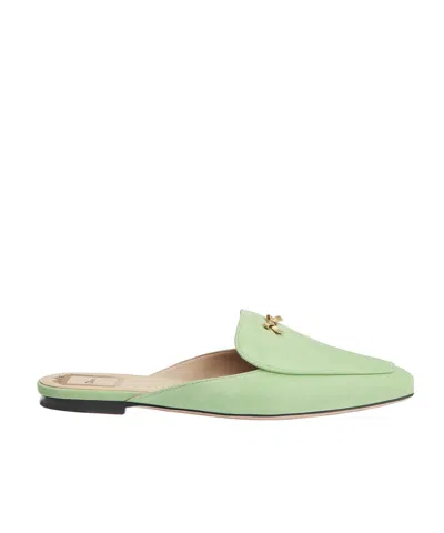 Dior Baby Bow Mule In Green