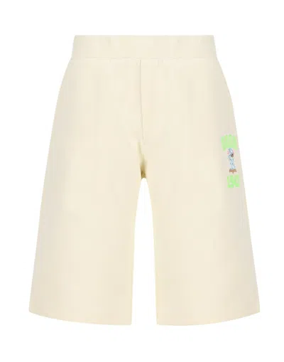 Dior Baby  Bobby Track Shorts In Beige