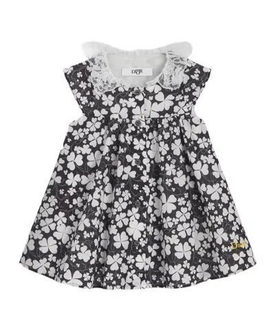 Dior Baby Flared Dress In Black