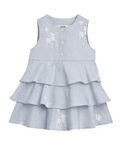 Dior Baby Flared Dress In Navy Blue