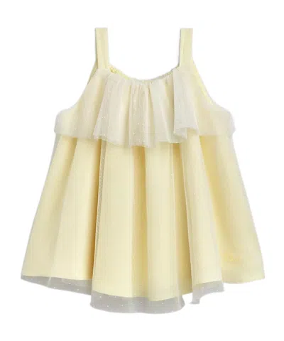 Dior Baby Flared Dress In Yellow