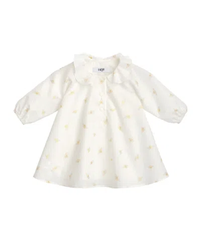 Dior Baby Flared Dress In White