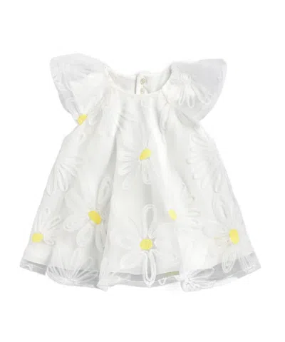 Dior Baby Flared Dress In White
