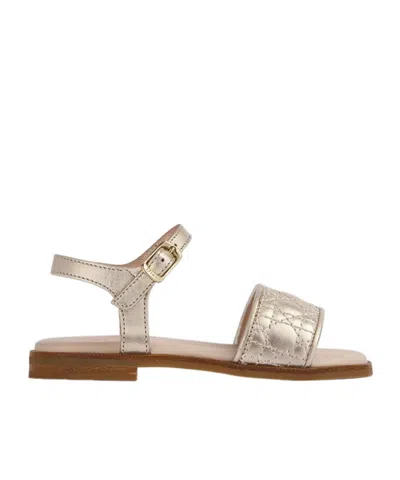 Dior Baby Sandal In Gold