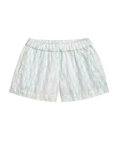 Dior Baby Swim Shorts In White