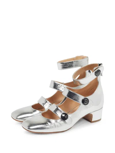 Pre-owned Dior Baby-d Pumps In Silver