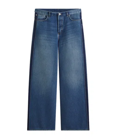 Dior Baggy Jeans In Blue