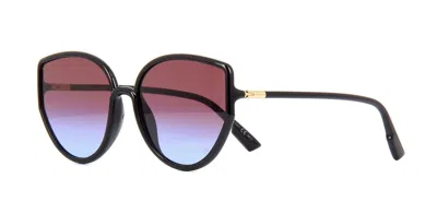 Pre-owned Dior Balenciaga Bb0306s Black/dark Grey (001) Sunglasses In Gray