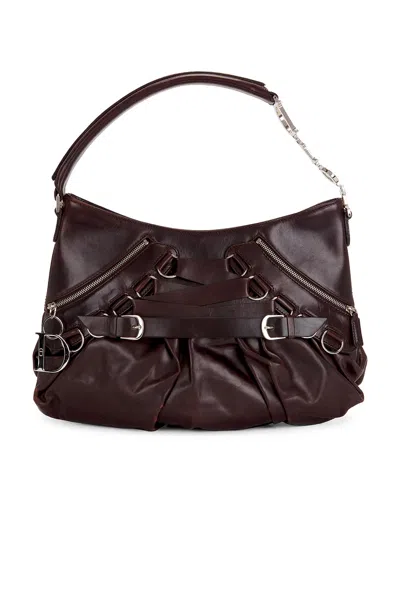 Pre-owned Dior Ballet Corset Shoulder Bag In Brown