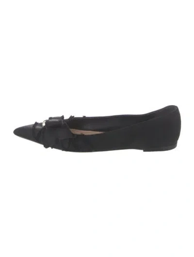 Pre-owned Dior Ballet Flats In Black/blue