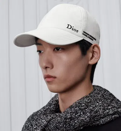 Dior Baseball Cap In White