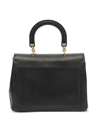 Pre-owned Dior Be  Top-handle Bag In Black