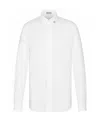 Dior Logo Long-sleeved Shirt In White