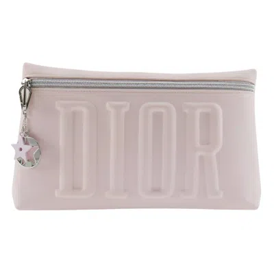 Dior Beauty Pink Leather Clutch Bag ()