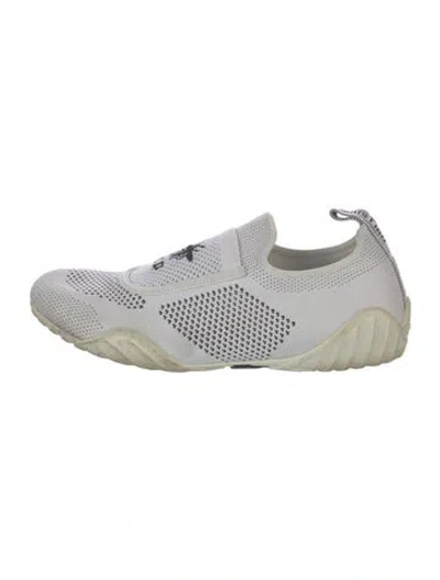 Pre-owned Dior Bee Accent Sneakers In White