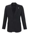 Dior Bee-decorated Suit Coat In Black