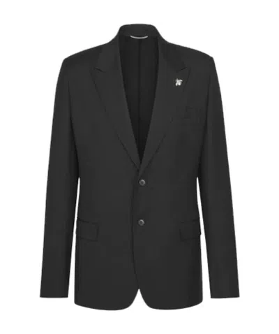 Dior Bee Decorated Suit Jacket In Black