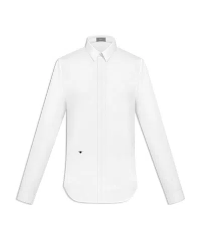 Dior Bee Embroidered Shirt In White
