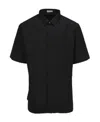 Dior Bee Embroidered Short-sleeved Shirt In Black