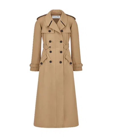 Dior Bee Embroidered Windbreaker In Nude