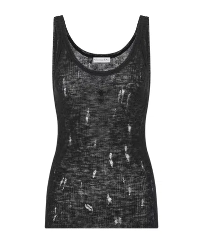 Dior Bee Logo Vest In Black