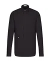 Dior Homme Bee Embroidered Shirt In Black