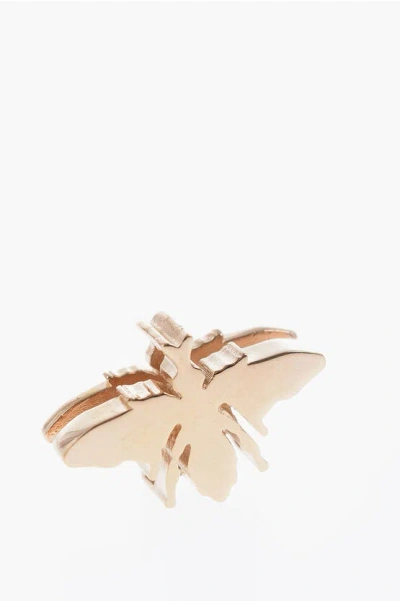 Dior Bee-shaped Metal Shoulder Strap Charm In Gold