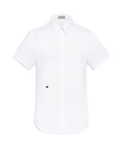 Dior Bee Short-sleeved Shirt In White