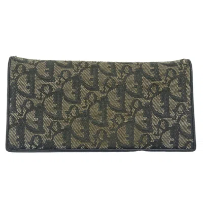 Pre-owned Dior Beige Canvas Wallet  () In Sand