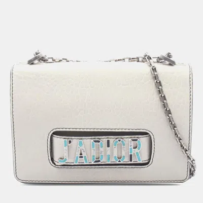 Pre-owned Dior Beige Leather Mosaic Ja In Sand