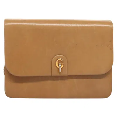 Pre-owned Dior Beige Leather Shoulder Bag ()