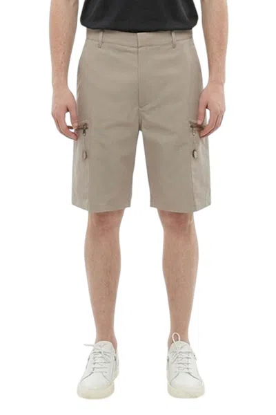 DIOR BEIGE REGULAR SOLID SHORTS