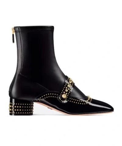 Dior Belle-d High Heel Short Boots In Black