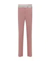 Dior Belt Folding Suit Trousers In Pink