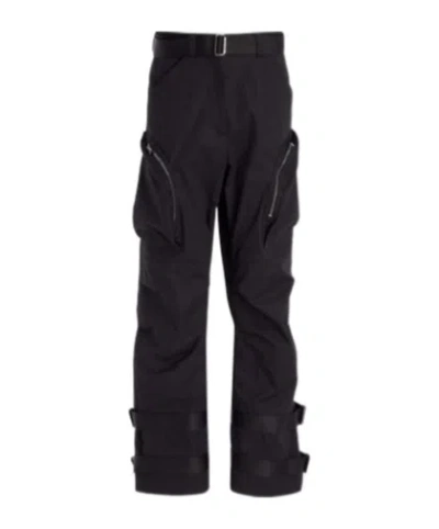 Dior Belt-loop Casual Pants In Black