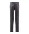 Dior Belt Loop Casual Pants In Black